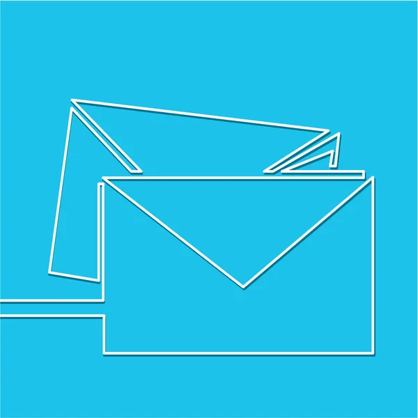 Envelopes Simply Vector Illustration — Stock Vector