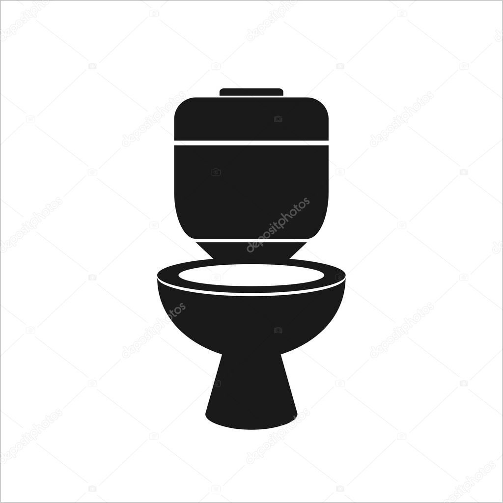 toilet simply vector illustration   