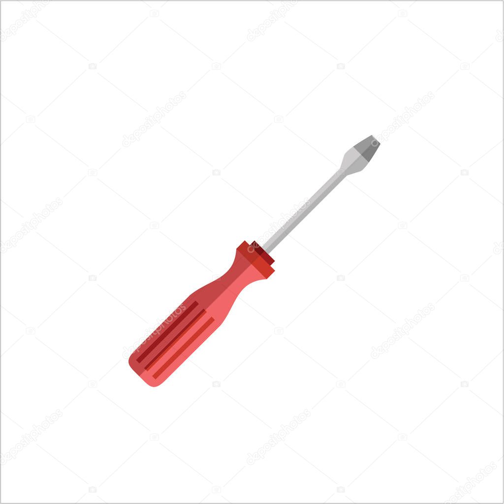 screwdriver simply vector illustration 