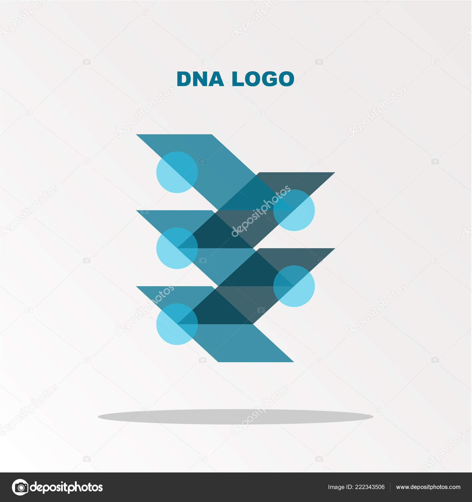 Dna Logo Simply Vector Illustration Stock Vector by ©nikvector20@gmaail ...