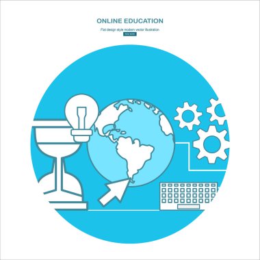 İş analizi, mali rapor, danışmanlık, takım çalışması, proje yönetimi ve geliştirme için düz tasarım illüstrasyon kavramlar.