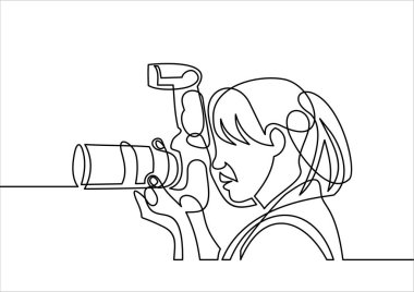 Soyut kadın vektör çizim