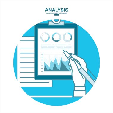 İş web tema, renk vektör çizim