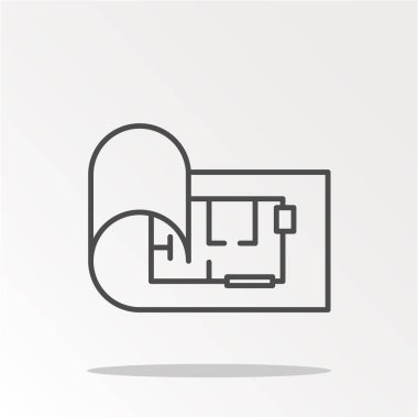 plan sadece vektör illüstrasyon   