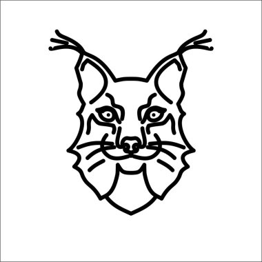 vaşak sadece vektör illüstrasyon   