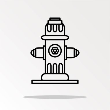 hidrant sadece vektör illüstrasyon  