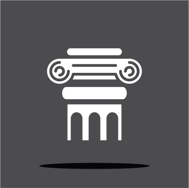 sütun sadece vektör illüstrasyon 