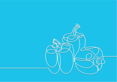 biber sadece vektör illüstrasyon   