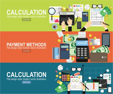 İş analytics kavramı tema. Vektör çizim