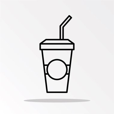 kahve fincanı sadece vektör illüstrasyon