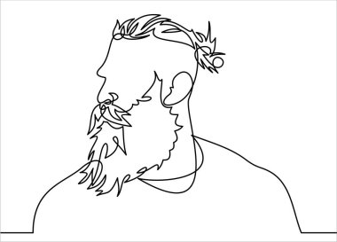 Vektör adam concept.flat tasarlamak.