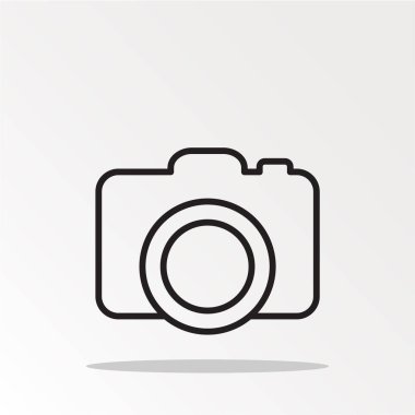 fotoğraf makinesi sadece vektör illüstrasyon 