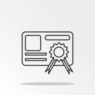 sertifika sadece vektör illüstrasyon  