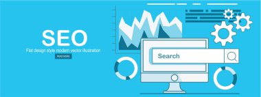 İş analytics kavramı tema. Vektör çizim