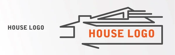 Haus Logo Einfach Vektorillustration — Stockvektor