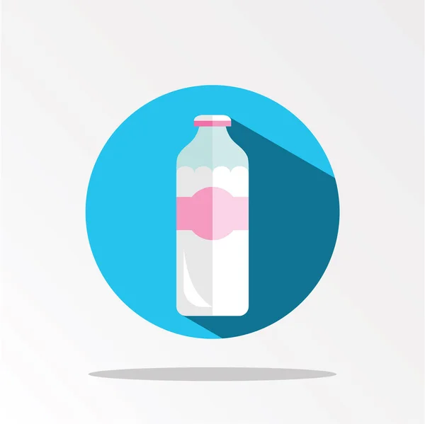 Icono Leche Simplemente Vector Ilustración — Vector de stock