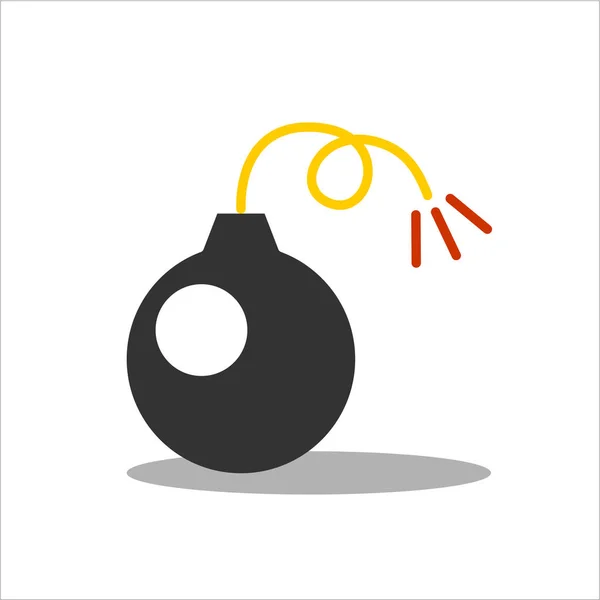 Bombe Illustration Vectorielle Simple — Image vectorielle