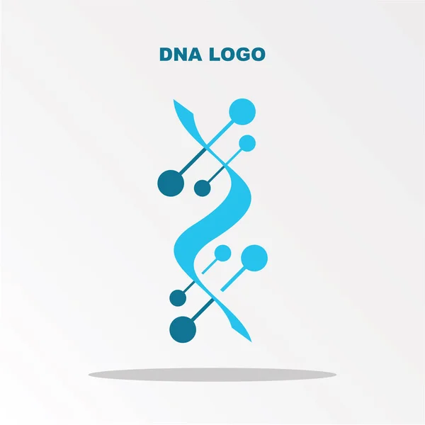 Логотип Днк Просто Векторна Ілюстрація — стоковий вектор