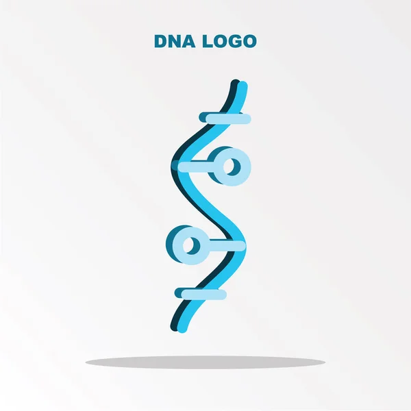 Dna Logotypen Helt Enkelt Vektor Illustration — Stock vektor