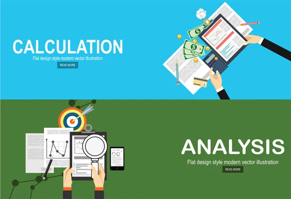 Business Analytics Koncepcja Tematu Ilustracja Wektorowa — Wektor stockowy