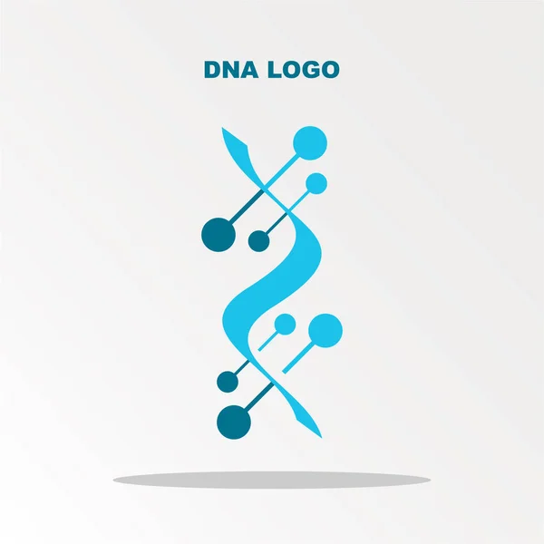 Dna Logotypen Helt Enkelt Vektor Illustration — Stock vektor