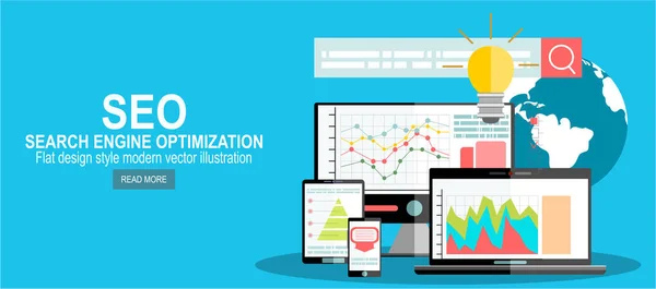 Business Network Analytics Begreppet Tema Vektorillustration — Stock vektor