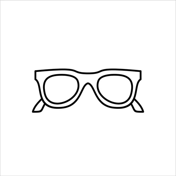 メガネ単にベクトルイラスト — ストックベクタ