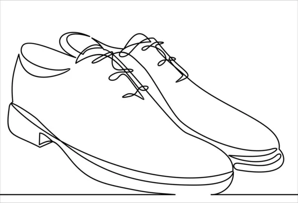 Zapatos Simplemente Vector Ilustración — Archivo Imágenes Vectoriales