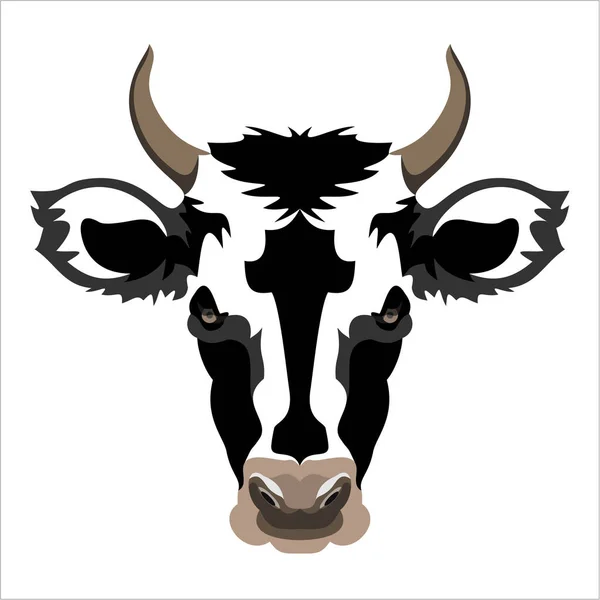 Корова Просто Векторна Ілюстрація — стоковий вектор