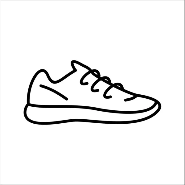Shoe Icon Color Vector Illustration — Stock Vector