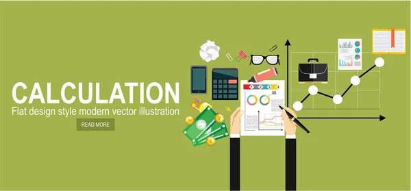 Colectarea conceptelor de afaceri — Vector de stoc