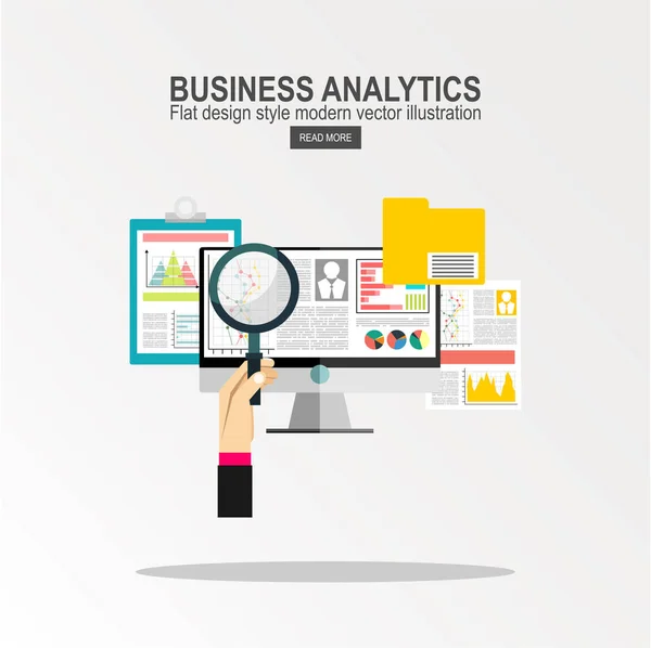 Business Analytics Illustration Vectorielle — Image vectorielle