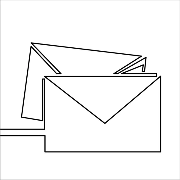 Envelopes Simply Vector Illustration — Stock Vector