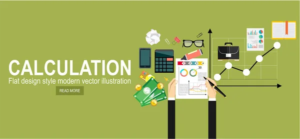 Biznesowych Sieci Analytics Koncepcja Tematu Ilustracja Wektorowa — Wektor stockowy