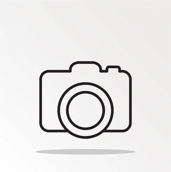 Photo Camera Simply Vector Illustration — Stock Vector