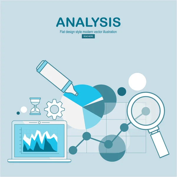 Bedrijfsconcept Platte Vector Pictogram — Stockvector