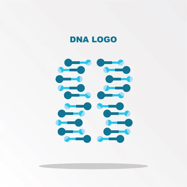 Dna Logotypen Helt Enkelt Vektor Illustration — Stock vektor