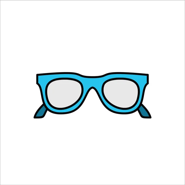 メガネ単にベクトルイラスト — ストックベクタ
