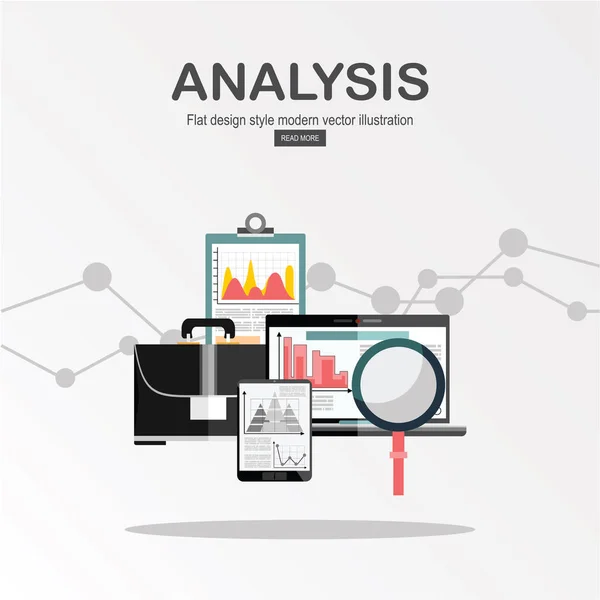 Análise Simplesmente Ilustração Vetorial — Vetor de Stock