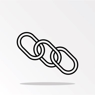 zincir sadece vektör illüstrasyon 