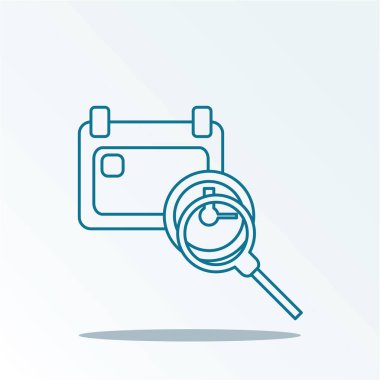 tarih sadece vektör illüstrasyon   