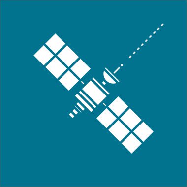 uzay uydusu sadece vektör illüstrasyon  