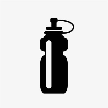 su için spor şişesi sadece vektör illüstrasyon  