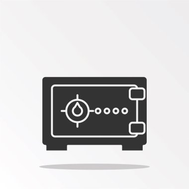 strongbox sadece vektör illüstrasyon   