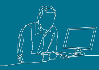 İnsanlar stil illüstrasyon, vektör çizim soyut