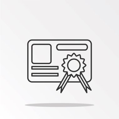 sertifika sadece vektör illüstrasyon    