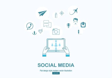 İş web tema, renk vektör çizim