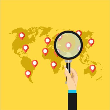 arama sadece vektör illüstrasyon  