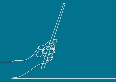 sopa ile el sadece vektör illüstrasyon  