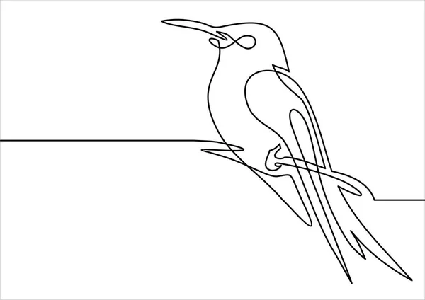 Bird Helt Enkelt Vektor Illustration — Stock vektor
